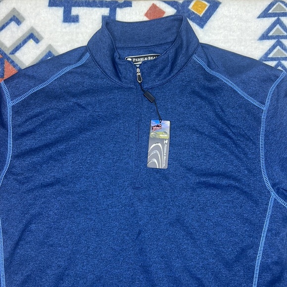 New Pebble Beach Performance Half Zip Jacket - Picture 2 of 7